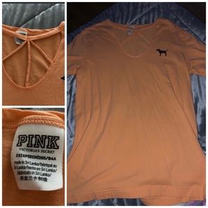 Victoria secret strappy choker tee